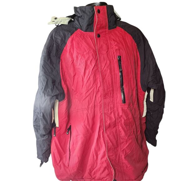 TOG 24 Ski Jacket XXL Tech Boardwear Waterproof RECCO Hooded Snowboard Gorpcore - Picture 1 of 16